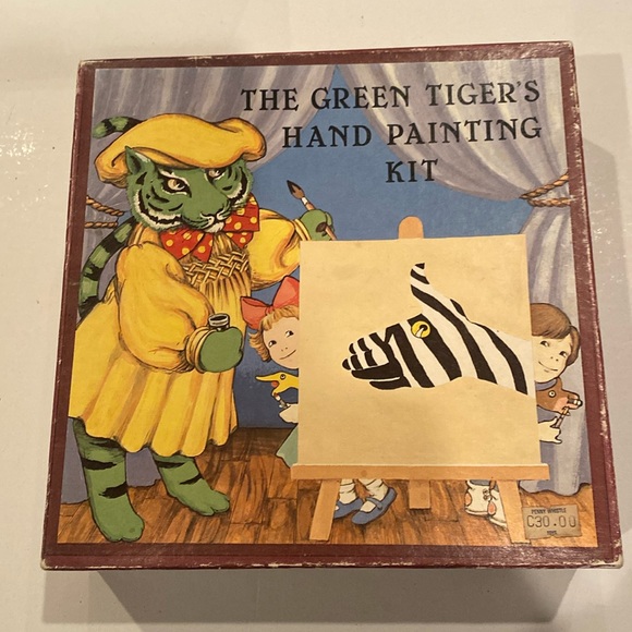 Vintage The Green Tiger’s Hand Painting Kit - Picture 1 of 3